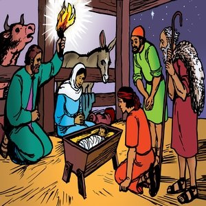 11 - The Shepherds Visit Baby Jesus