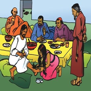 41 - A Woman Washes Jesus' Feet