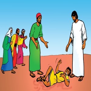 59 - Jesus Heals a Boy with a Demon